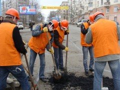Напомним, что этот участок улицы Алеутской был перекрыт 19 мая в связи с демонтажом трамвайных рельсов