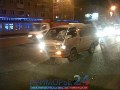 Микроавтобус на полном ходу отправил пешехода в реанимацию