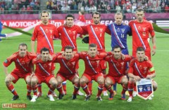 Сборная России по футболу сыграла вничью с поляками на ЕВРО-2012