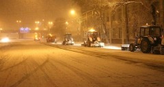 Очистка города от снега ведётся в усиленном режиме