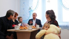Президент России Владимир Путин приехал в Крымск, который