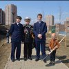 Maritimes investigators planted trees on the Walk of veterans in Vladivostok