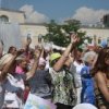 Горожане попробовали уху на встрече с Нептуном