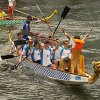 In Vladivostok, where competitions in rowing boats "Dragon" class