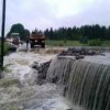 Les fortes pluies ont emport'e la route f'ed'erale dans Primorye