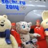 Maskoti zimn'i olympijsk'e hry v roce 2014 prijel do Vladivostoku