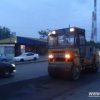 Riparazione strade Borisenko condotto di notte