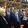 Viceprimer Ministro Olga Golodets visitaron las "Sollers" mar