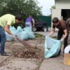 Activa a tinerilor Primorye a venit pentru a curata cimitir Marine