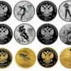 Monedas, dedicado a los Juegos "Sochi 2014", son populares en el Lejano Oriente