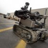 Russian army arsenal replenished crawler robots