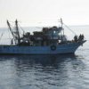 Kriegsschiff Nordkorea feuerte einen Schoner aus dem Maritime