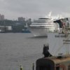 Nave da crociera "Asuka" ormeggiata nel porto di Vladivostok