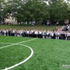 Новый современный стадион открыл сегодня утром вместе