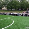 Новый современный стадион открыл сегодня утром вместе
