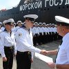 Training vessel "Professor Clustine" solemnly met in Vladivostok