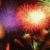 Wasser Feuerwerk Programm "offnet das Festival in Wladiwostok