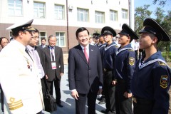 Президент Вьетнама посетил Морской государственный университет