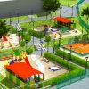 Kindergarten and school in Vladivostok will be landscaped in the near future (draft)