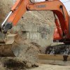 Road builders took up the road to the lighthouse Tokarevskiy