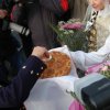 French sailors in Vladivostok welcomed with bread and salt