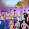 Victory Day seaside kick boxers meet in the ring