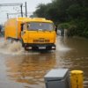 Currently, there are water logging road