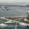 Navires Flotte du Pacifique retournent `a leur port d'attache