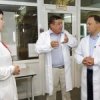 The head of the city inspected the plant, met with the production of