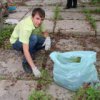 Aktive Jugend Primorje kam, um die Marine-Friedhof