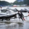 Aura lieu sur l'^ile de World Rally Championship russe raid sur aquabikes