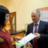 Vizepr"asident der Sparkasse Sergey Borisov besucht die erste Business-to-IR, "Start Business" offene Darlehen
