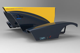 Британский производитель Perrinn показал первые наброски прототипа LMP1