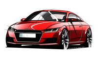 Audi разместил в Интернете первые скетчи нового TT